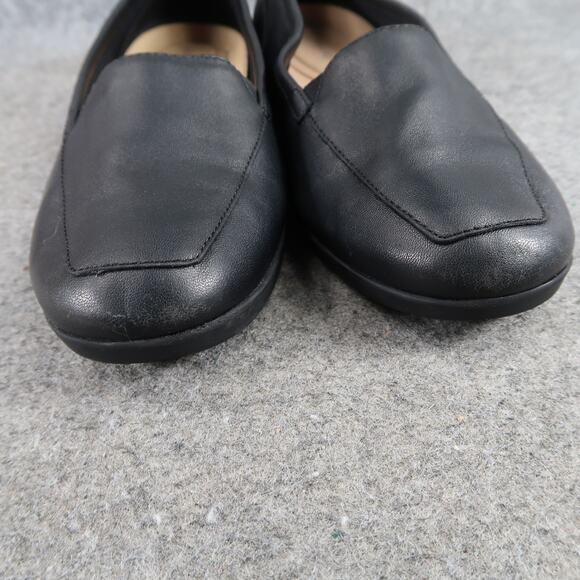 Easy Spirit Shoes Womens 8 Loafers Slip On Leather Black Comfort Walking Classic - Picture 13 of 13